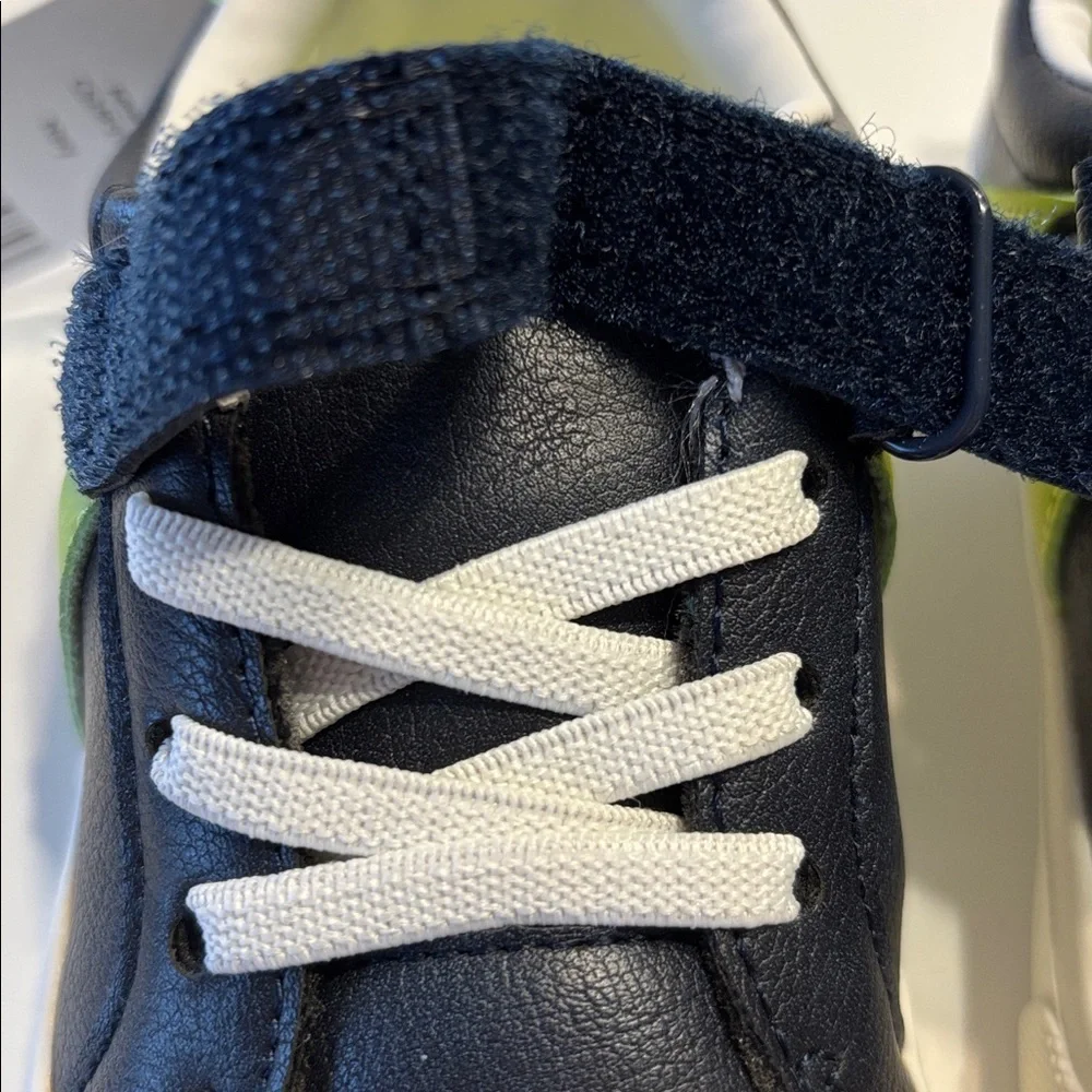 Carter's Amal Navy and Green Sneakers